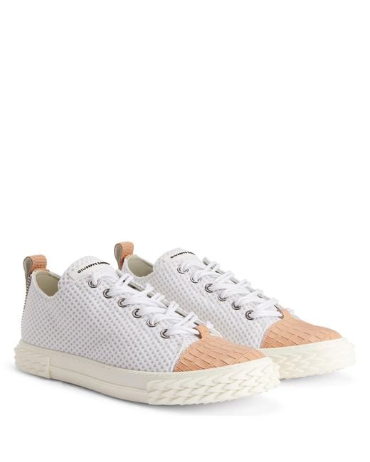 Giuseppe Zanotti White Blabber for men