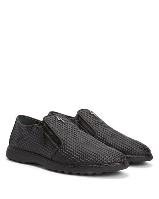 Giuseppe Zanotti Black Cooper Flat for men