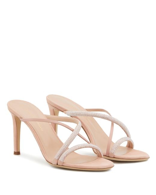Giuseppe Zanotti Pink Croisette Crystal