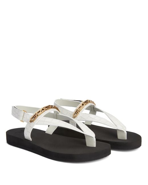 Giuseppe Zanotti White Hydra Monogram for men