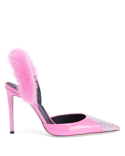 Giuseppe Zanotti Pink Henriette Strass