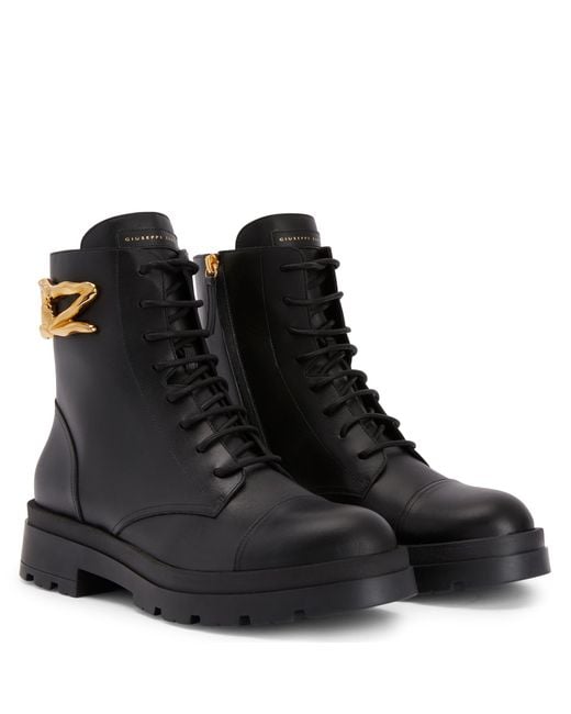 Giuseppe Zanotti Black Harlock Zali' for men