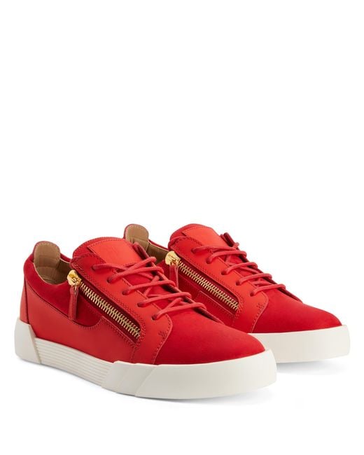 Giuseppe Zanotti THE SHARK 5.0 LOW in Red für Herren