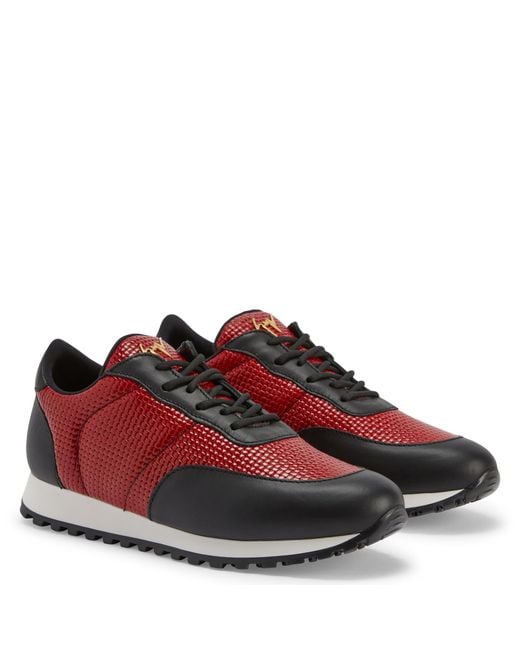 Giuseppe Zanotti Red Jimi Running for men