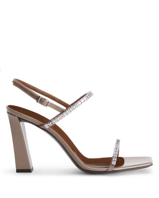 Giuseppe Zanotti Brown Valentiine Crystal 90