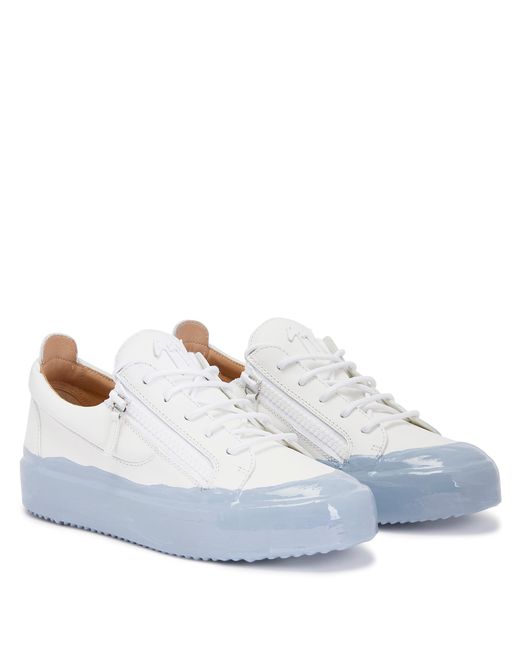 Giuseppe Zanotti White Frankie Match Two-Tone Sneakers for men