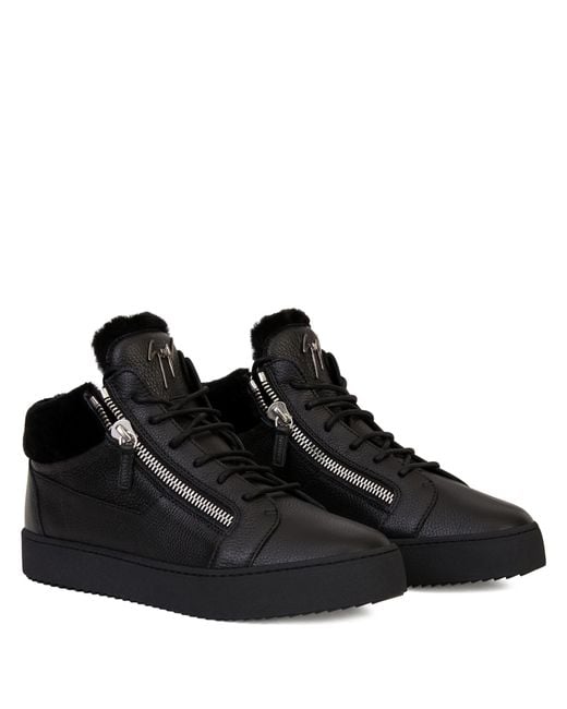 KRISS WINTER di Giuseppe Zanotti in Black da Uomo