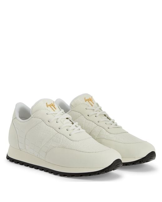 Giuseppe Zanotti White Jimi Running