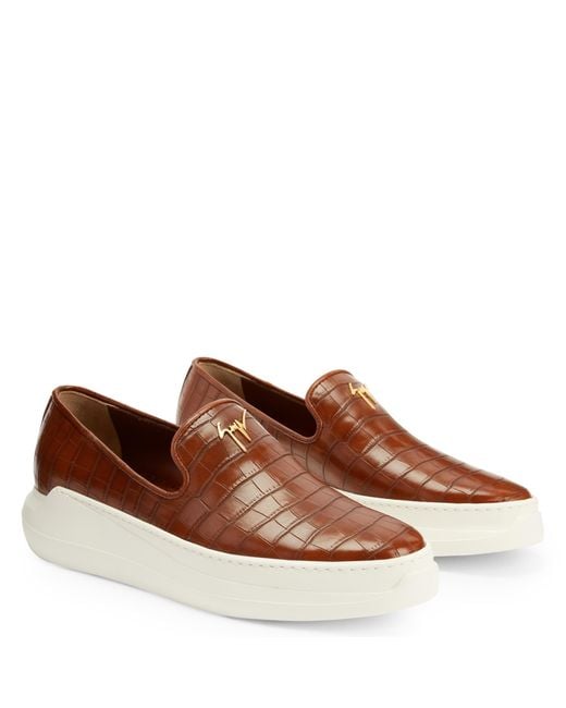 Giuseppe Zanotti Brown Conley Zip for men