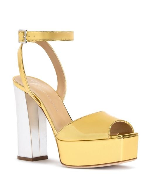 Giuseppe Zanotti Metallic Isadhora