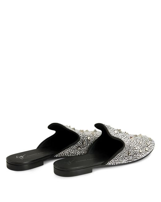 Giuseppe Zanotti Black Encrusted Jeffrey for men