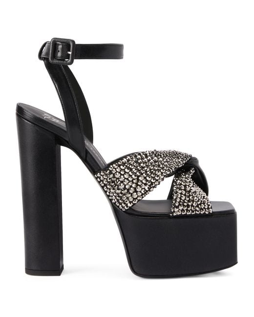 Giuseppe Zanotti Black Sandals