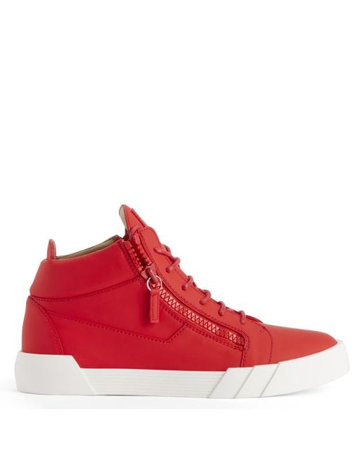 THE SHARK 5.0 MID di Giuseppe Zanotti in Red da Uomo