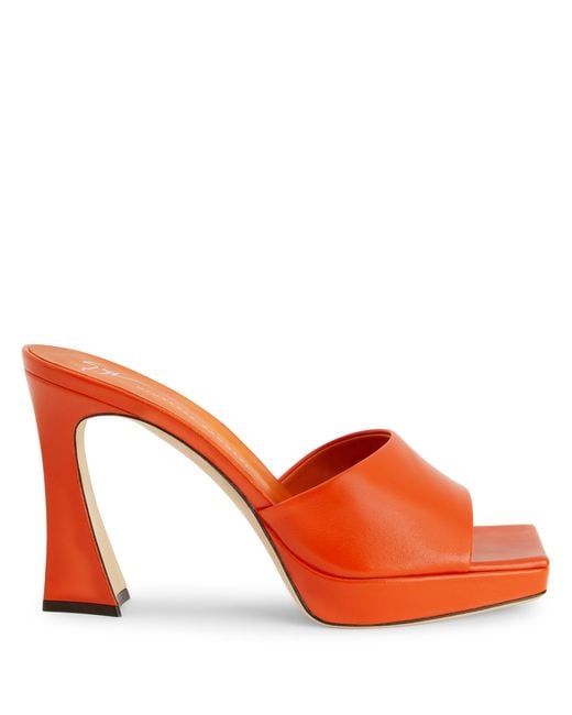 Giuseppe Zanotti Red Solhene Platform