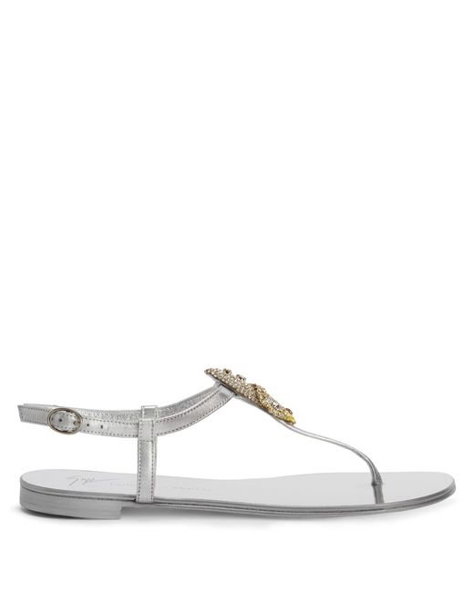 Giuseppe Zanotti Metallic Hali Tropical