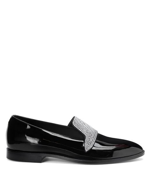 Giuseppe Zanotti Black Eflamm Crystal for men