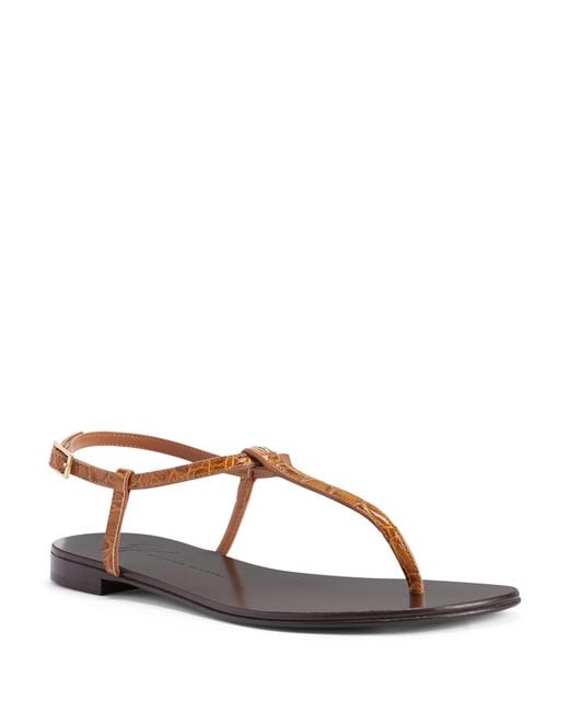 Giuseppe Zanotti Brown Doriaane Sandals