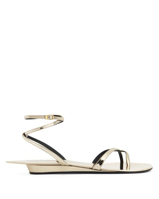 Giuseppe Zanotti Metallic Pris Flat