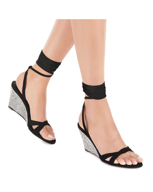Giuseppe Zanotti Black Manola Strass