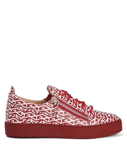 Giuseppe Zanotti Red Frankie Monogram for men