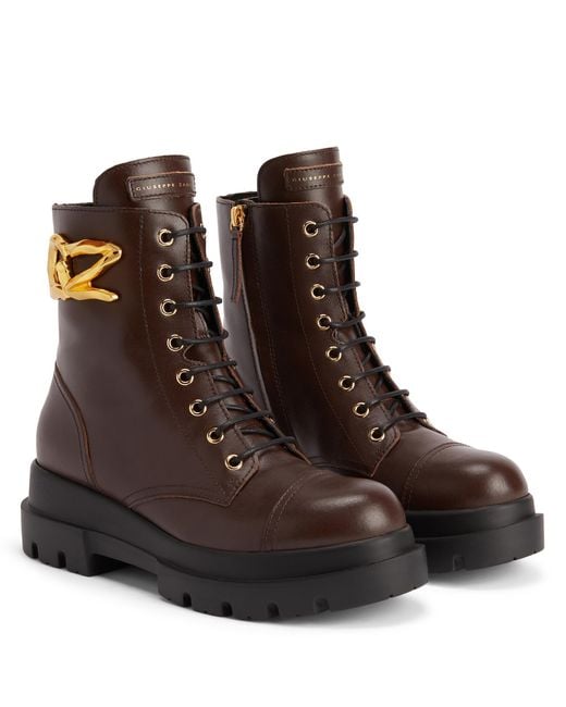 Giuseppe Zanotti Brown Tankie Boot