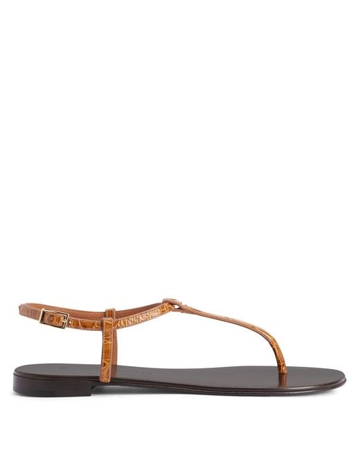 Giuseppe Zanotti Brown Doriaane Sandals