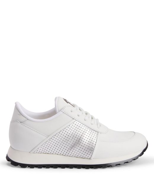 Giuseppe Zanotti White Jimi Running