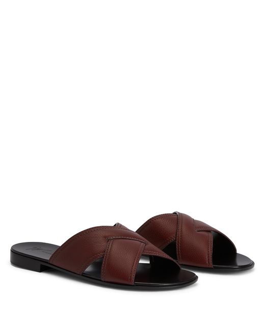 Giuseppe Zanotti Brown Sandals for men