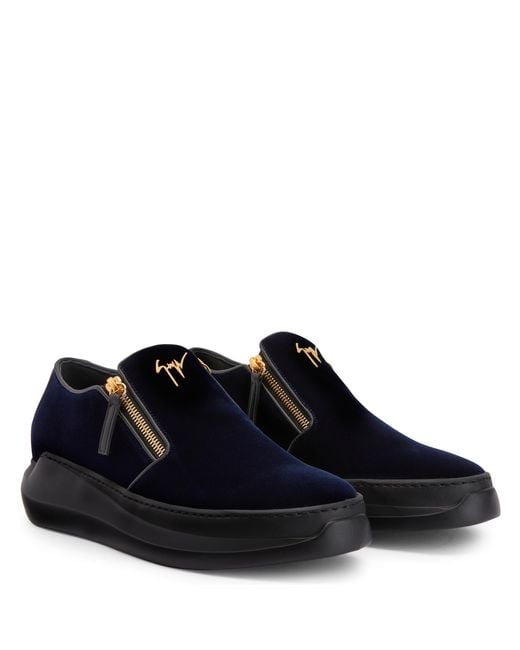 Giuseppe Zanotti Blue Conley Zip for men