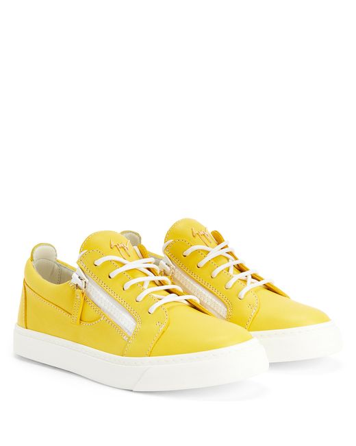 Giuseppe Zanotti Yellow Gail Low-top Sneakers