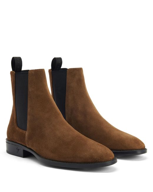 Giuseppe Zanotti Brown Ryim Chelsea Boots for men