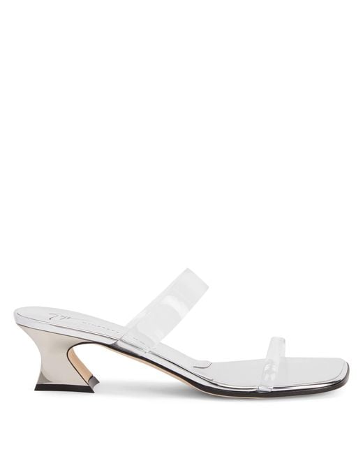 Giuseppe Zanotti White Aude Plexi