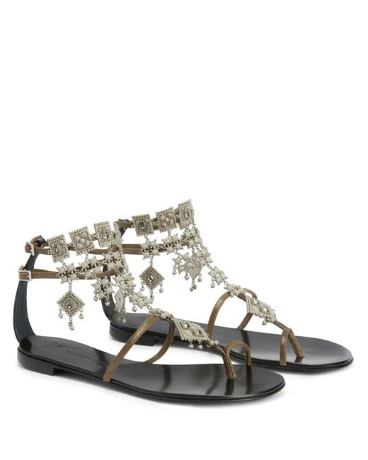 Giuseppe Zanotti Metallic Amira