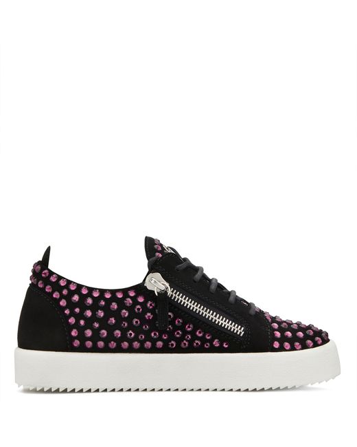 Giuseppe Zanotti Black Doris Low Jr