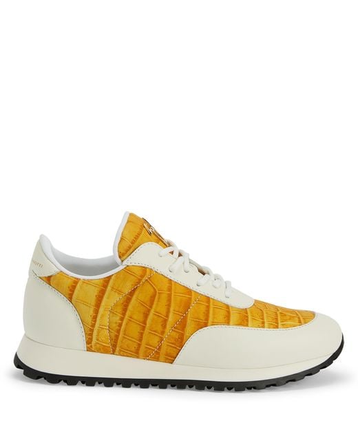 JIMI RUNNING di Giuseppe Zanotti in Yellow