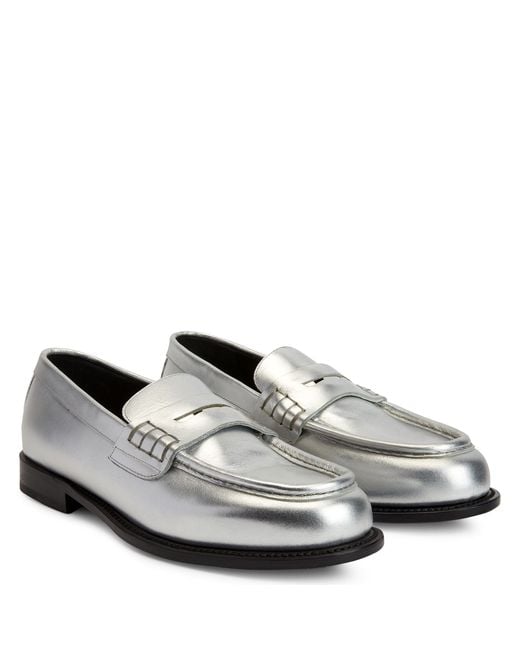 Giuseppe Zanotti White Euro Loafer for men