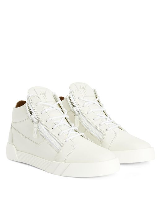 Giuseppe Zanotti White The Shark 5.0 Mid for men