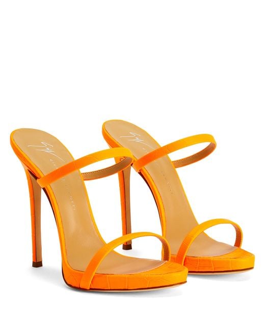 Giuseppe Zanotti Orange Darsey