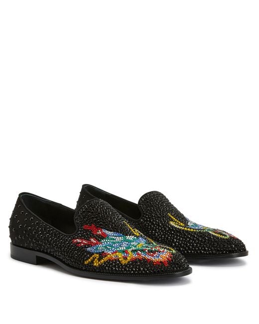 Giuseppe Zanotti Black Dragon Crystal for men