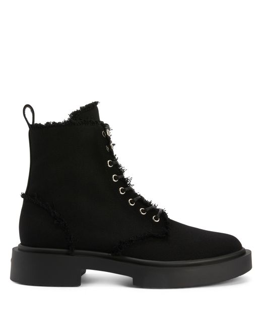 Giuseppe Zanotti Black Adric Biker Boots for men