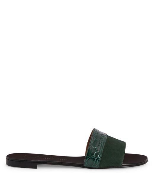 Giuseppe Zanotti Green Roose 10 Slide