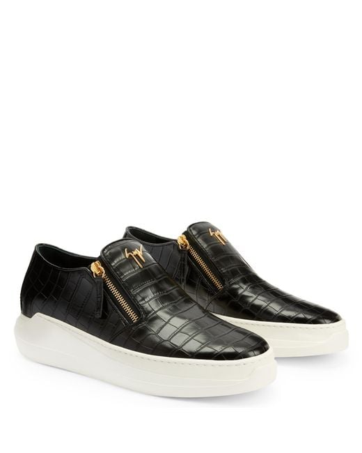 Giuseppe Zanotti Black Conley Zip for men