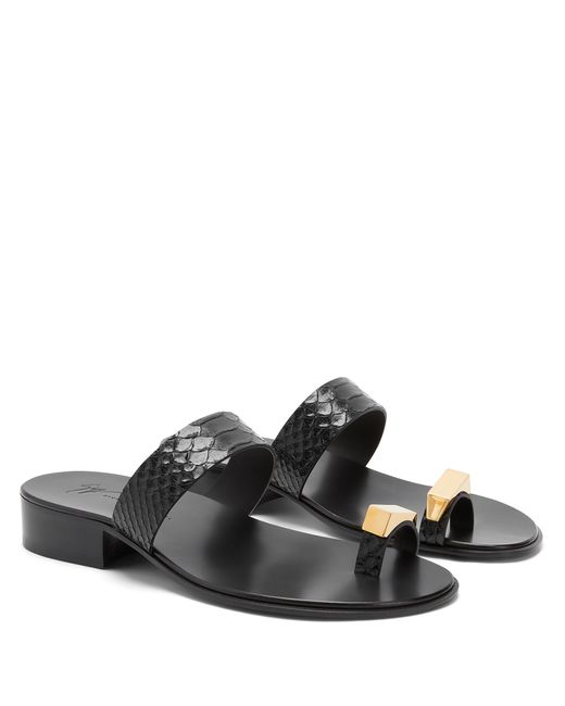 Giuseppe Zanotti Black Bardack for men
