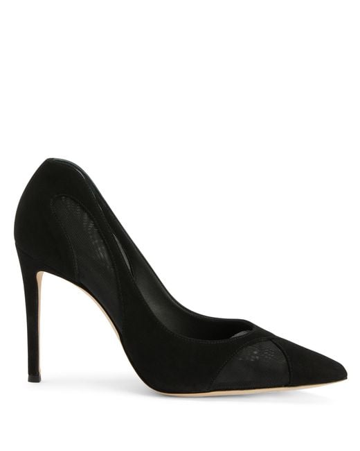 Giuseppe Zanotti Black Anna Pointed Toe Pumps