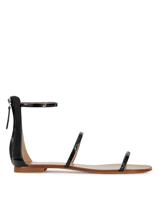 Giuseppe Zanotti Black Harmony Flat Sandals