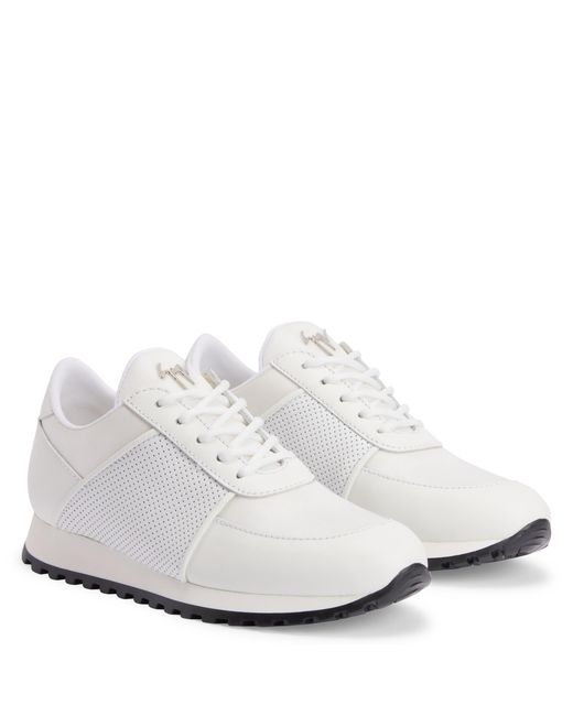 Giuseppe Zanotti White Jimi Running