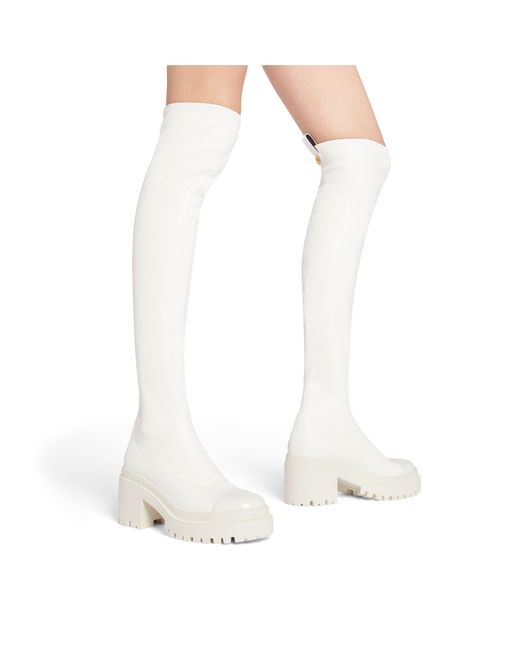 Giuseppe Zanotti White Avela Stretch