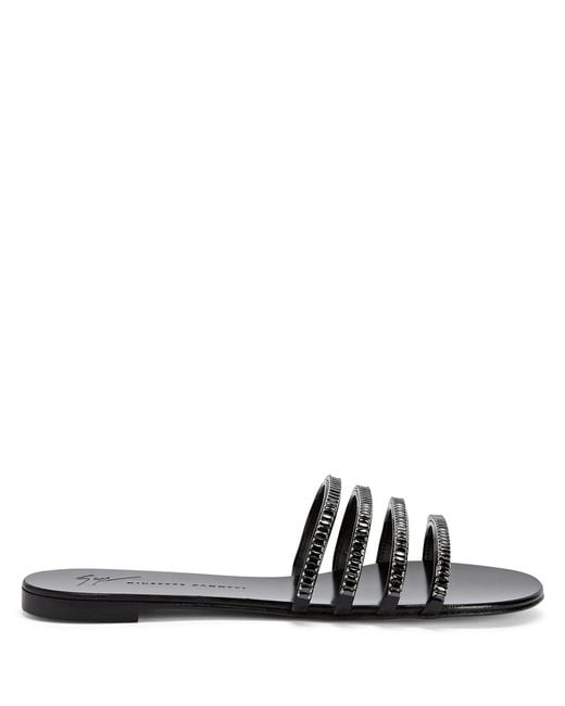 Giuseppe Zanotti Black Iride Crystal