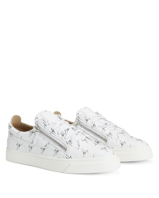 Giuseppe Zanotti White Trainers for men