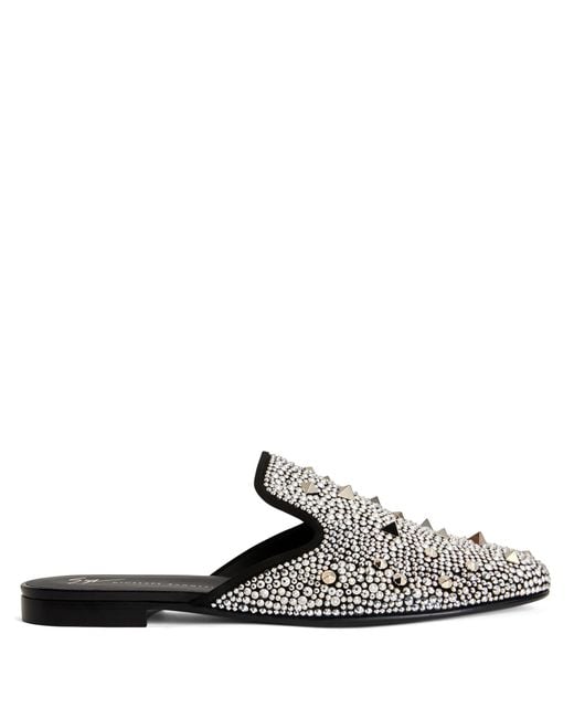 Giuseppe Zanotti Black Encrusted Jeffrey for men